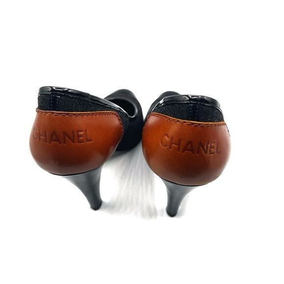 Chanel Vintage Wool Pumps Sz 39 - Picture 3 of 12